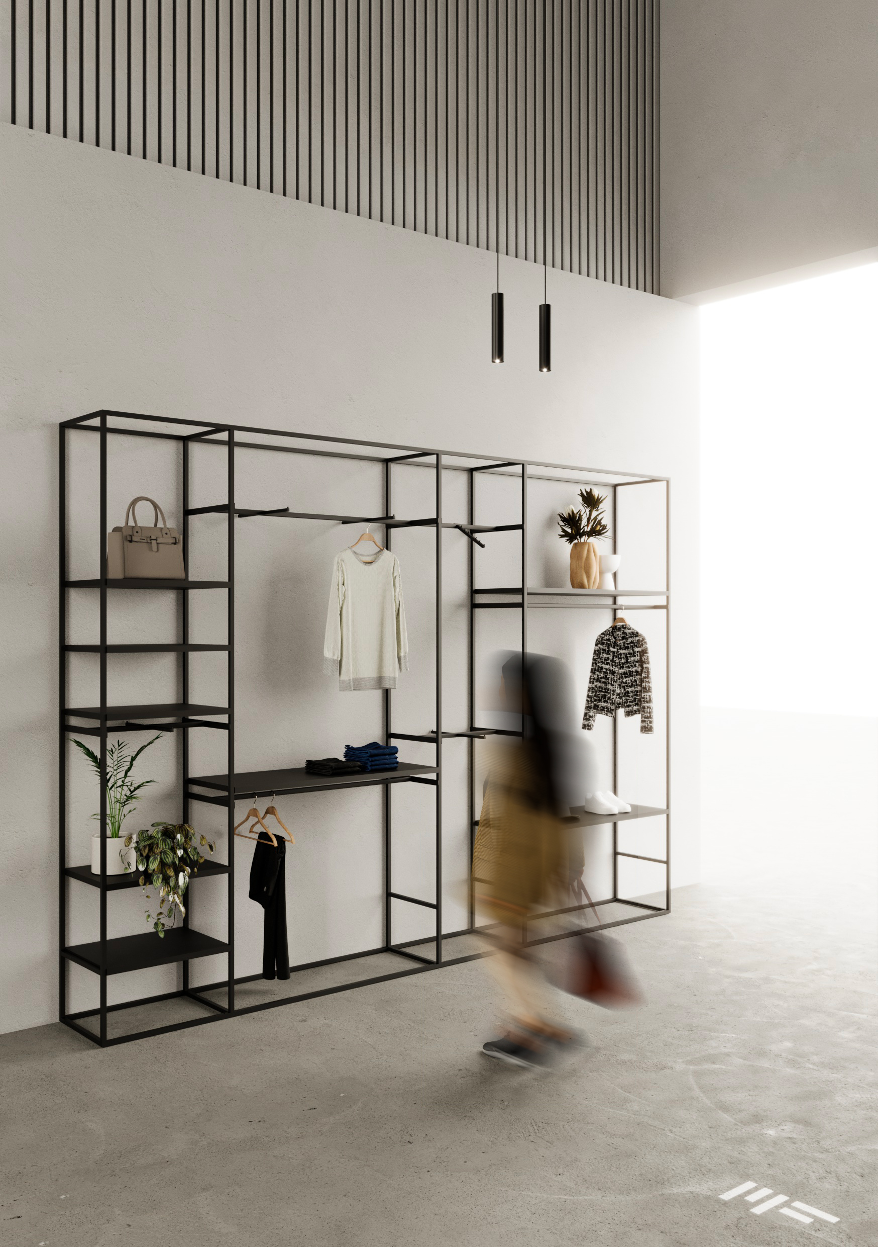 Sistema Espositivo Negozi Cage Metalfilo 2